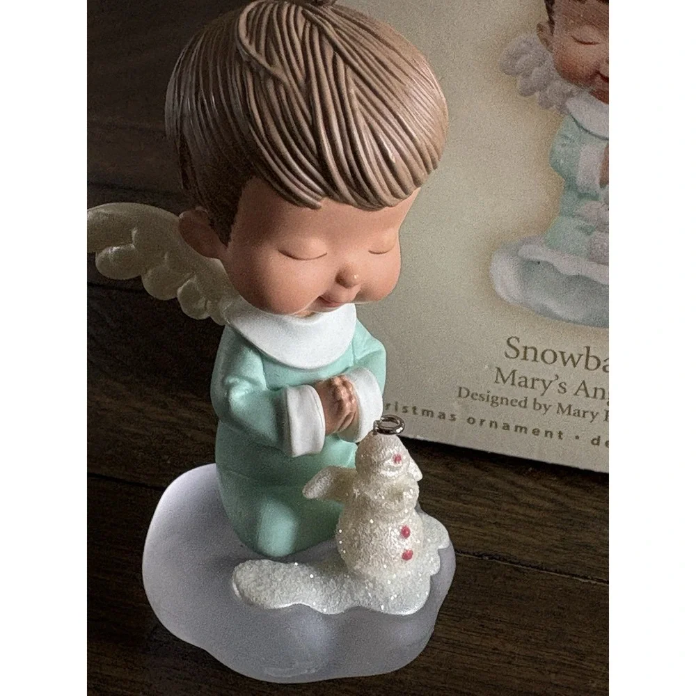 2007 Hallmark Keepsake Series‎ SNOWBALL Mary's Angels #20 Signed Ornament W Box